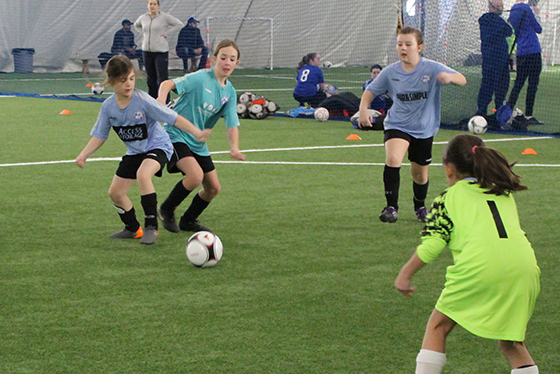 Winter indoor soccer store near me